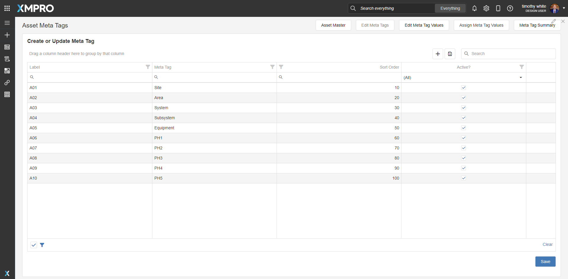 Asset Analysis Meta Tag Application