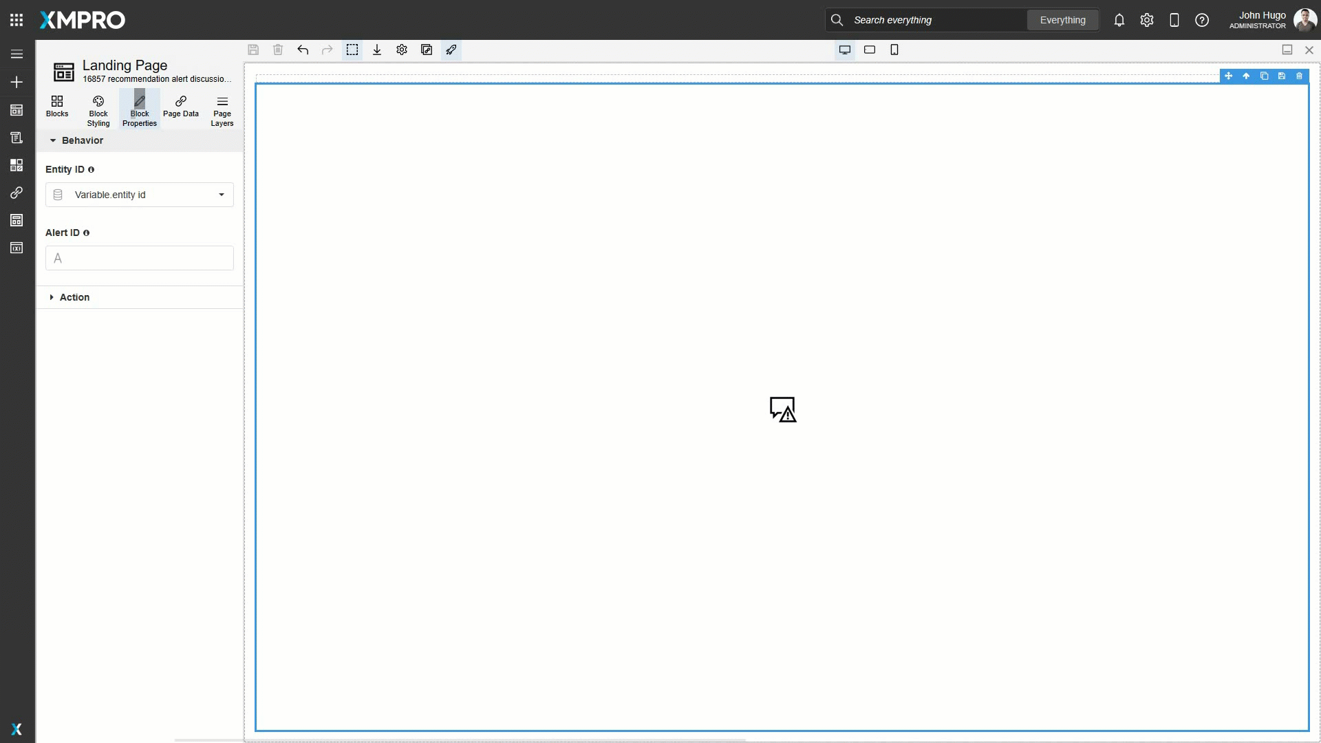 Summary navigation