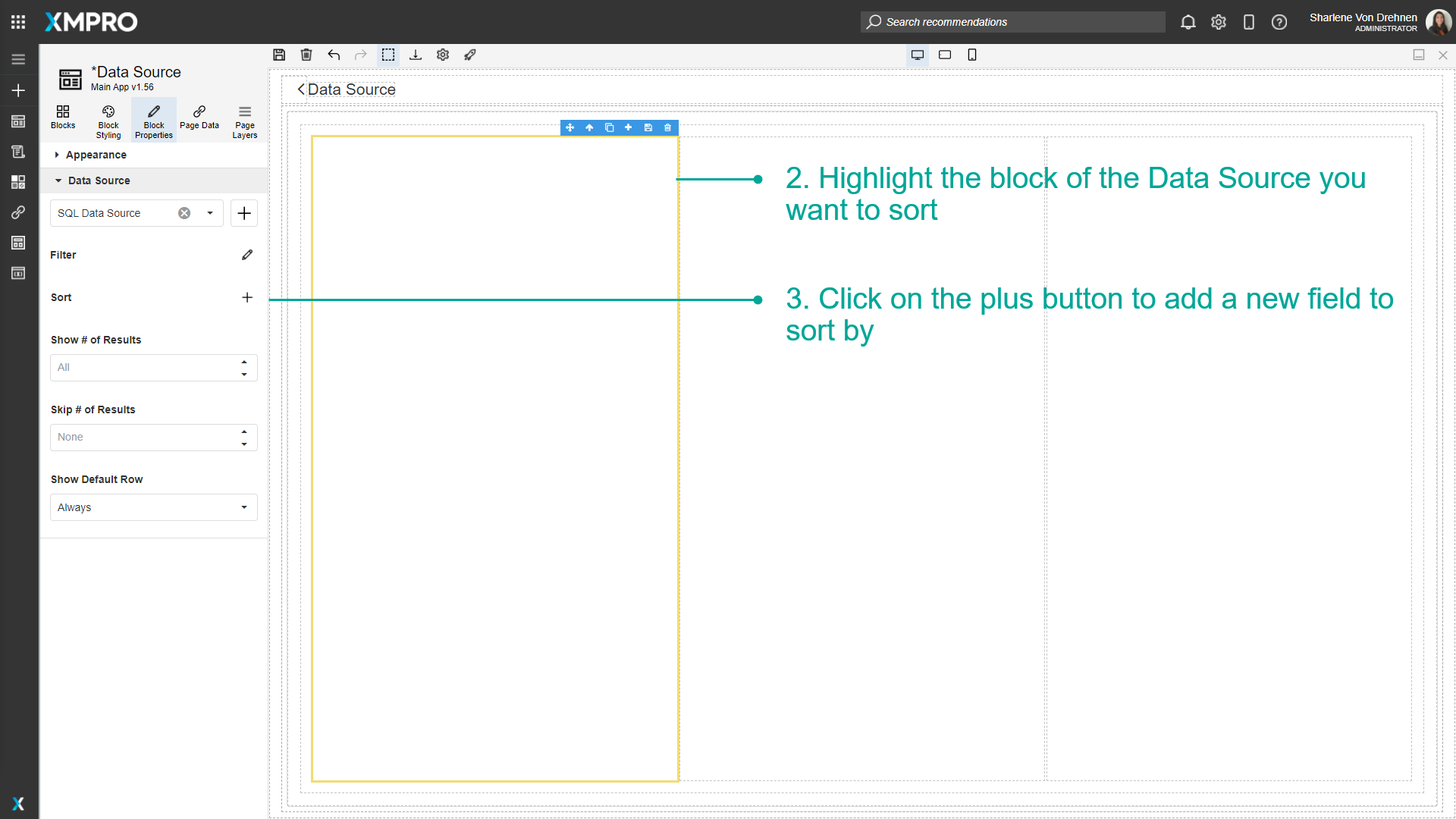 Adding a sort field