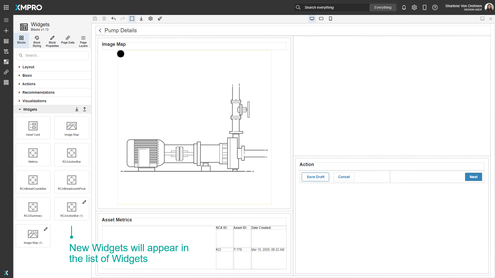 Screenshot showing the newly imported widgets appearing in the widgets list