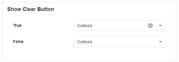 Show Clear Button