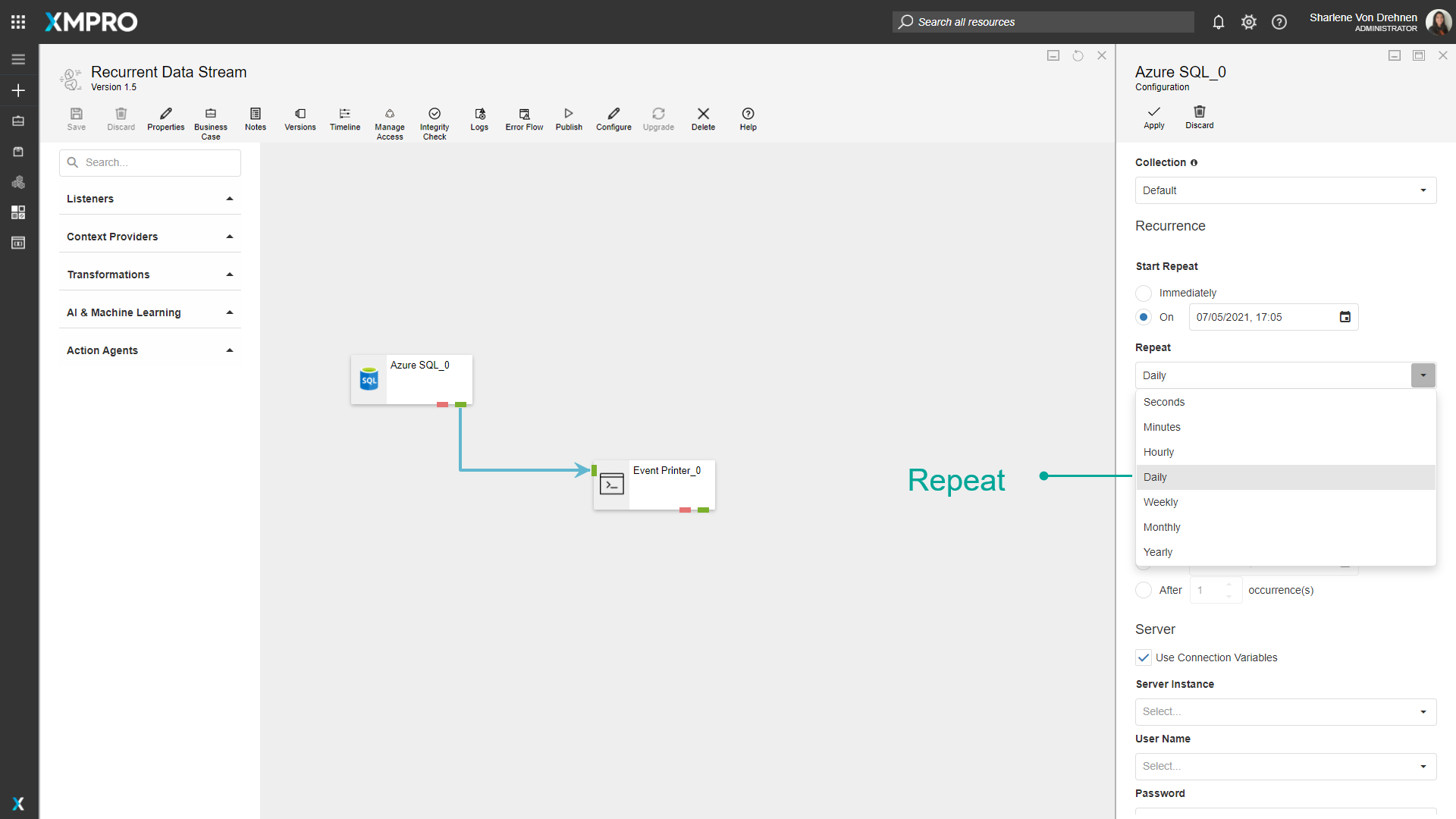Repeat Configuration