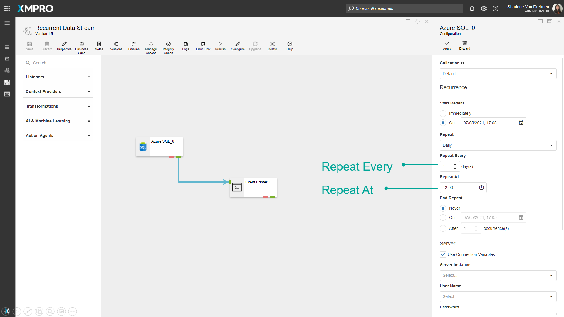 Repeat Every Configuration